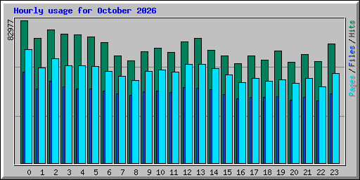 Hourly usage for October 2026